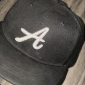 Black Cap with White Letter A